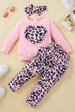 Load image into Gallery viewer, Leopard Print Baby Girl Suit with Bow
