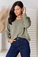 Load image into Gallery viewer, Culture Code  Full Size V-Neck Long Sleeve T-Shirt
