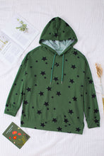Load image into Gallery viewer, Plus Size Gradient Side Slit Drawstring Hoodie
