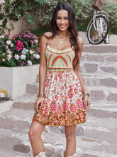 Load image into Gallery viewer, Printed Scoop Neck Mini Cami Dress
