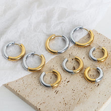 Load image into Gallery viewer, 18K Gold-Plated Huggie Earrings
