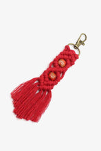Load image into Gallery viewer, Assorted 4-Pack Handmade Macrame Fringe Keychain
