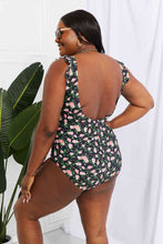 Load image into Gallery viewer, Marina West Swim Full Size Float On Ruffle Faux Wrap One-Piece in Floral
