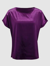 Load image into Gallery viewer, Round Neck Short Sleeve T-Shirt
