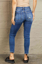 Load image into Gallery viewer, BAYEAS Mid Rise Distressed Slim Jeans
