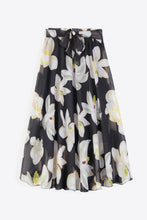 Load image into Gallery viewer, Full Size Floral Tie-Waist Skirt
