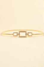 Load image into Gallery viewer, Square Shape Zinc Alloy Buckle Iron Belt
