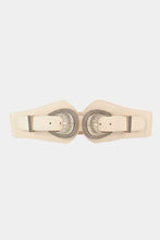 Load image into Gallery viewer, Shell Double Buckle Elastic Wide Belt
