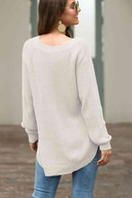 Load image into Gallery viewer, Round Neck Ribbed Knit Top
