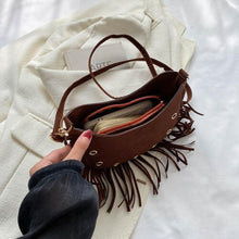 Load image into Gallery viewer, Fringe Detail Crossbody Bag

