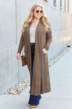 Load image into Gallery viewer, Basic Bae Full Size Open Front Long Sleeve Cover Up
