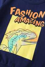 Load image into Gallery viewer, Boys Dinosaur Graphic T-Shirt and Pants Set
