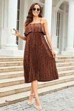 Load image into Gallery viewer, Spaghetti Strap Pleated Dress

