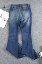 Load image into Gallery viewer, High Waist Flare Jeans with Pockets
