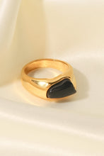 Load image into Gallery viewer, Inlaid Natural Stone Stainless Steel Ring
