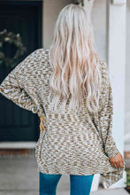 Load image into Gallery viewer, Open Front Dropped Shoulder Longline Cardigan

