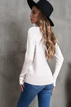 Load image into Gallery viewer, One-Shoulder Long Sleeve Ribbed Top
