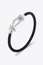 Load image into Gallery viewer, Men Rhinestone Cable Bracelet
