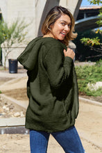 Load image into Gallery viewer, Teddy Hooded Jacket with Pockets
