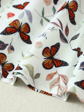 Load image into Gallery viewer, Butterfly Print Bow Detail Dress
