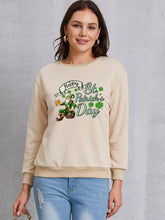 Load image into Gallery viewer, HAPPY ST. PATRICK&#39;S DAY Round Neck Sweatshirt
