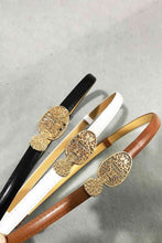 Load image into Gallery viewer, Skinny PU Leather Belt with Alloy Buckle
