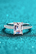 Load image into Gallery viewer, 925 Sterling Silver Side Stone Moissanite Ring
