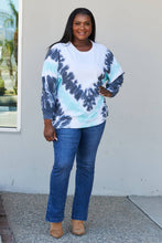 Load image into Gallery viewer, Sew In Love Full Size Tie-Dye Side Slit Sweatshirt
