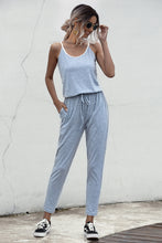 Load image into Gallery viewer, Contrast binding Cami Jumpsuit
