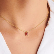 Load image into Gallery viewer, Titanium Steel Inlaid Zircon Pendant Necklace
