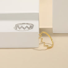Load image into Gallery viewer, Wave Shape 925 Sterling Silver Ring
