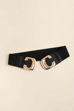 Load image into Gallery viewer, Zinc Alloy Buckle Elastic Wide Belt
