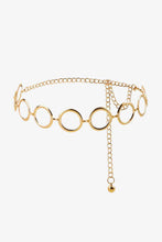 Load image into Gallery viewer, Circle Ring Chain Belt
