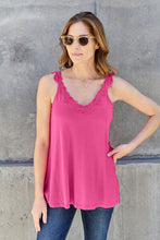 Load image into Gallery viewer, Basic Bae Full Size Lace Detail V-Neck Cutout Cami
