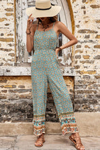 Load image into Gallery viewer, Bohemian Spaghetti Strap Low Back Jumpsuit
