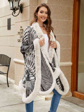 Load image into Gallery viewer, Printed Open Front Poncho
