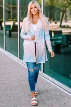 Load image into Gallery viewer, Leopard Gradient Open Front Cardigan

