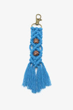 Load image into Gallery viewer, Assorted 4-Pack Handmade Macrame Fringe Keychain
