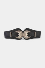 Load image into Gallery viewer, Shell Double Buckle Elastic Wide Belt
