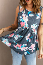 Load image into Gallery viewer, Floral Peplum Tank Top
