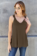 Load image into Gallery viewer, Basic Bae Full Size Lace Detail V-Neck Cutout Cami
