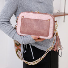 Load image into Gallery viewer, Fuzzy Tassel PU Leather Crossbody Bag
