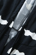 Load image into Gallery viewer, Striped Half-Button Drawstring Hoodie
