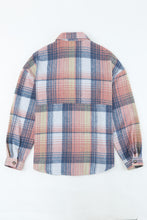 Load image into Gallery viewer, Plaid Dropped Shoulder Shacket
