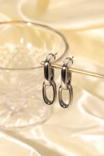 Load image into Gallery viewer, Gold-Plated Chain Link Earrings
