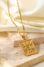 Load image into Gallery viewer, Cubic Zirconia Geometric Pendant Necklace
