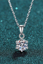 Load image into Gallery viewer, 1 Carat Moissanite 925 Sterling Silver Necklace
