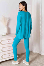 Load image into Gallery viewer, Basic Bae Full Size V-Neck Soft Rayon Long Sleeve Top and Pants Lounge Set
