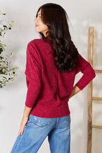 Load image into Gallery viewer, BOMBOM Drop Shoulder Long Sleeve Blouse
