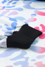 Load image into Gallery viewer, Leopard Print Dropped Shoulder Hoodie
